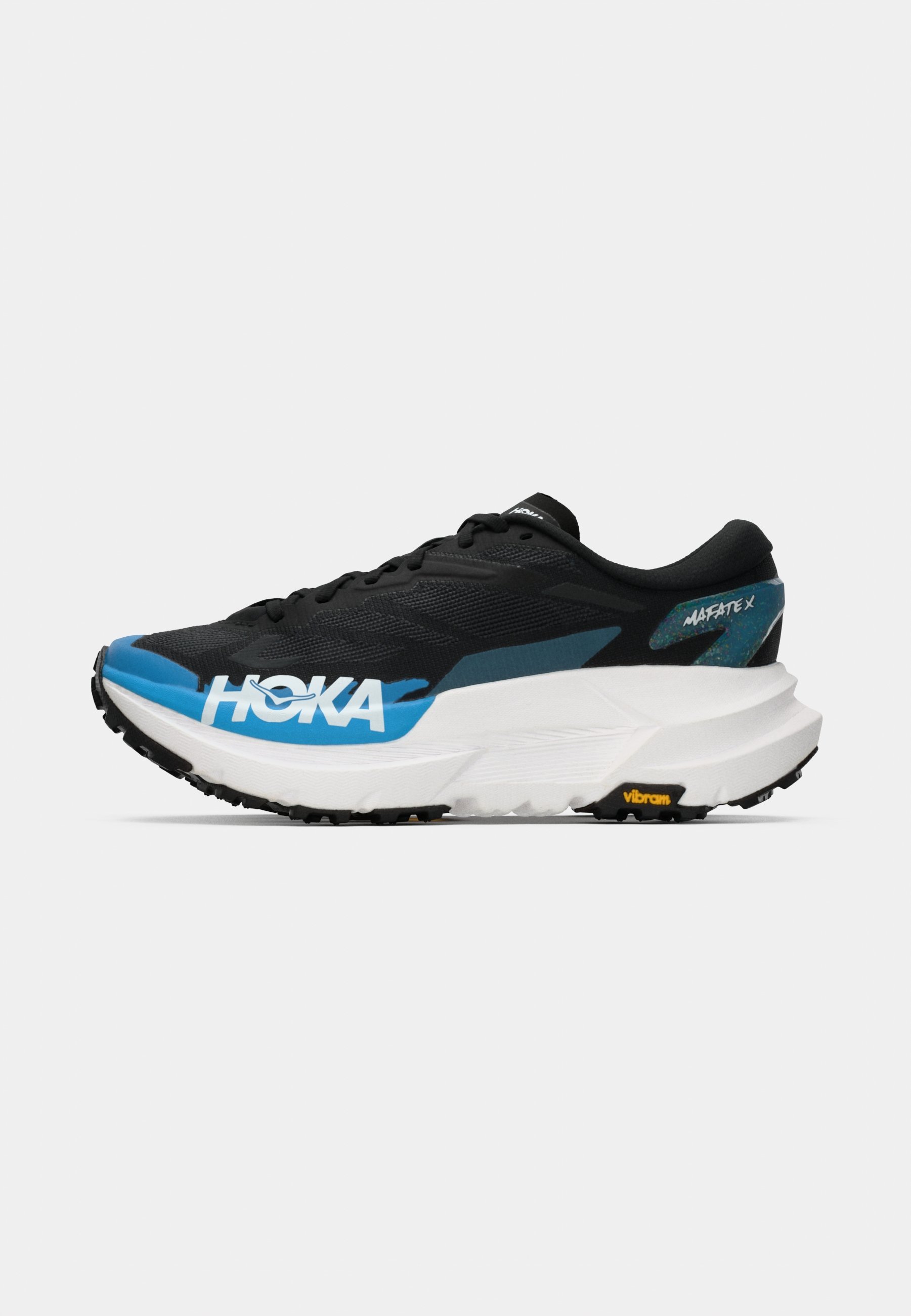HOKA MAFATE X - Trailrunningschuhe - Schwarz/Himmelblau