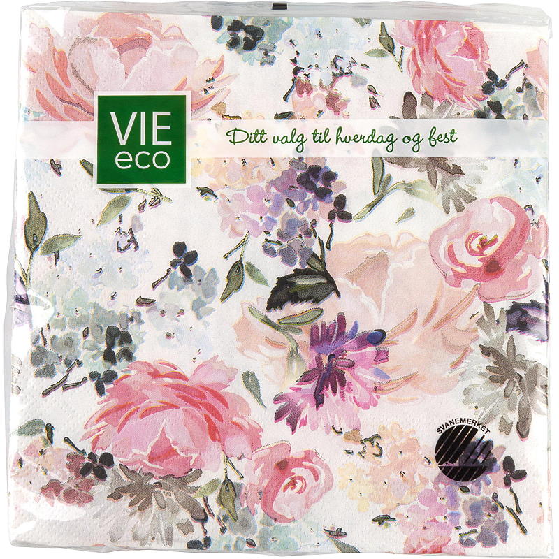 Vie Eco Servietten, 20er-Packung, 33 x 33 cm