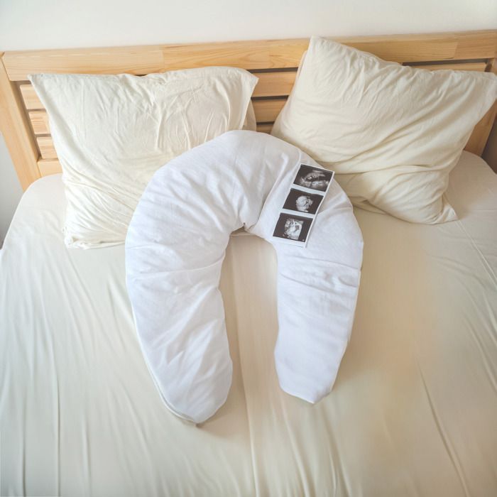 Coussin Rembourrage allaitement et de Grossesse - Coussin grossesse pour Dormir de maternité Allaitement XXL Blanc