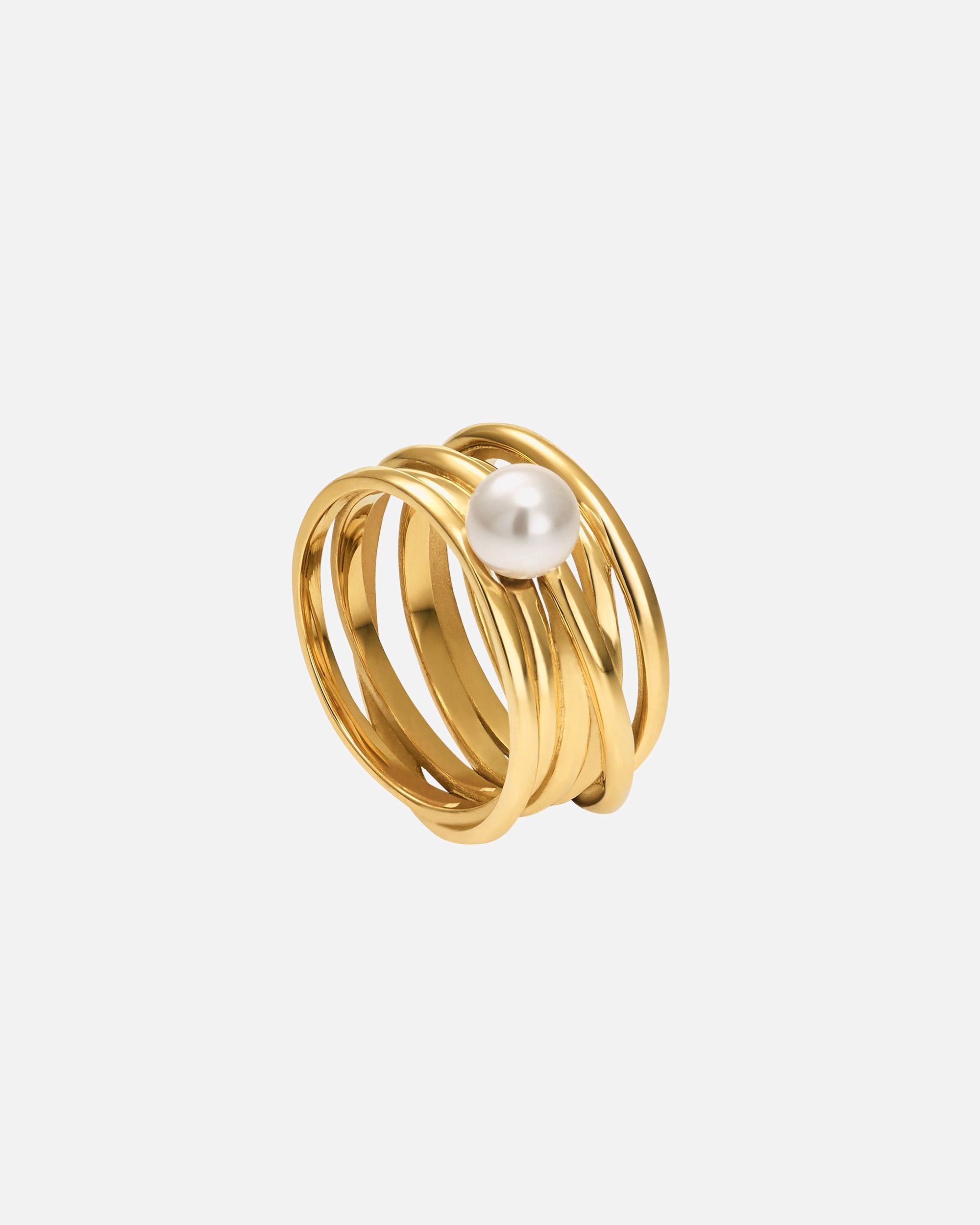 Heideman Bague Serpens blanc