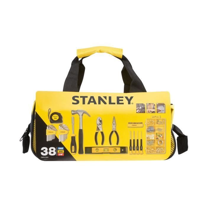 Coffret d'outils - STANLEY - STMT0-74101 - 38 pièces - Métal - Noir