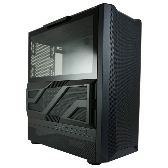 Gaming Case - LC-POWER - 900B Lumaxx Gloom - Mid Tower - Black - 3 Fans - ATX