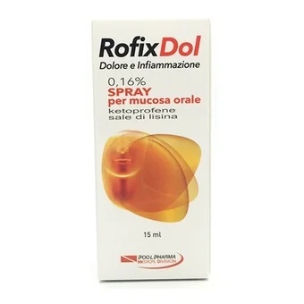 Rofixdol Ontstekings- en Pijnspray voor de mond 15 ml
