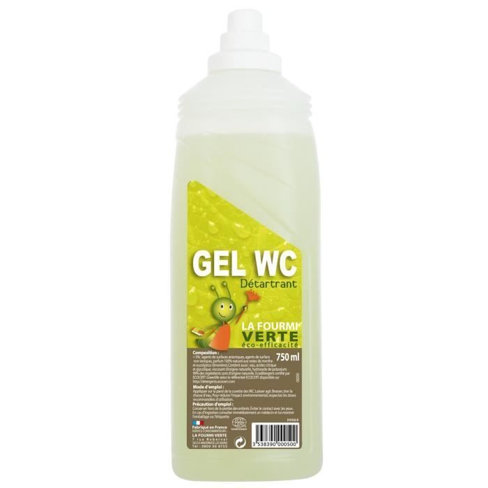 Fourmi Verte Organic Mint and Eucalyptus Toilet Gel 750ml