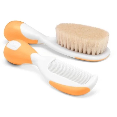 CHICCO Chicco Orange Bürste und Kamm für empfindliche Neugeborenenhaut