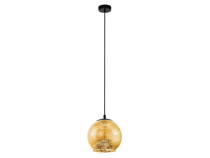 Lampa wisząca Albaraccin szklana złota