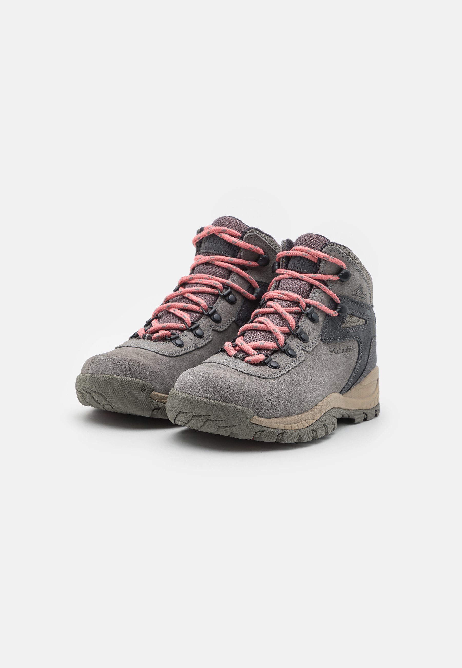 Columbia NEWTON RIDGE™ PLUS WATERPROOF AMPED - Scarpe da trekking - Stratus/Canyon Rose