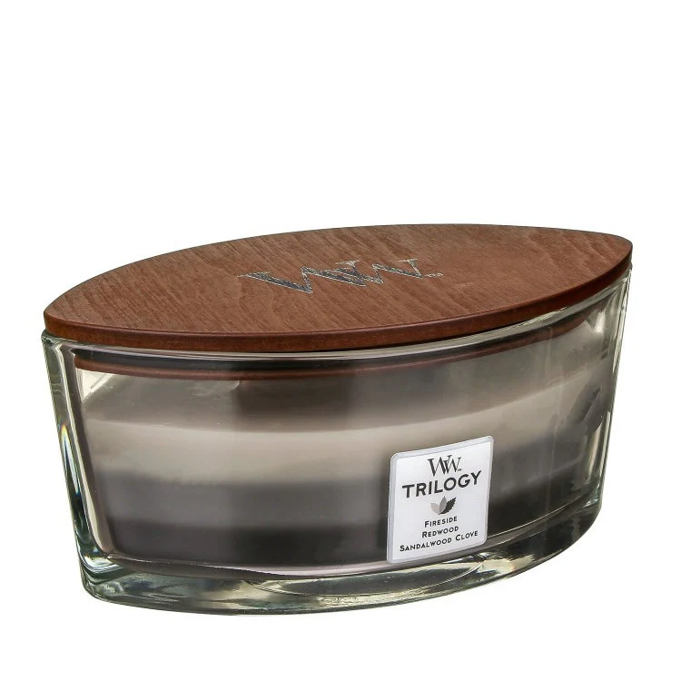 Trilogy Candles Warm Woods - Candela Profumata