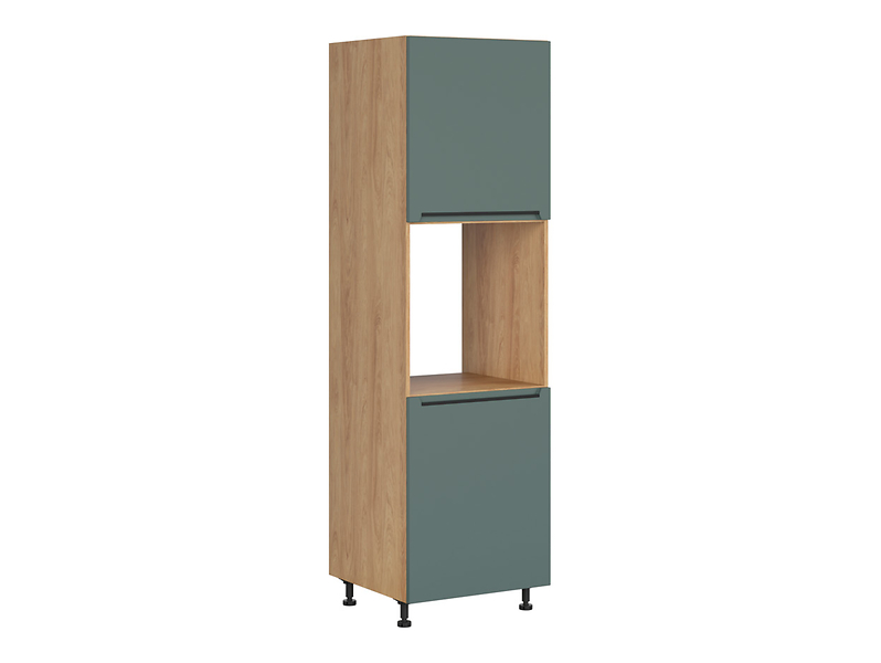 Szafka pod zabudowę piekarnika Iris 60 cm lewa zieleń boho