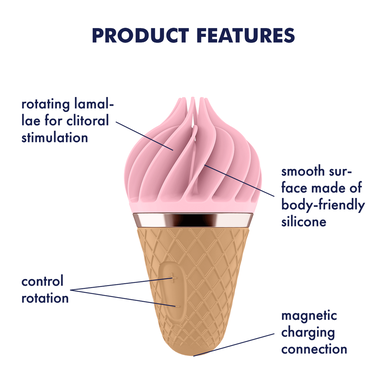 Satisfyer Sweet Treat Spinnator Roterende Klitorisstimulator Vibrator 1 stk 1 stk