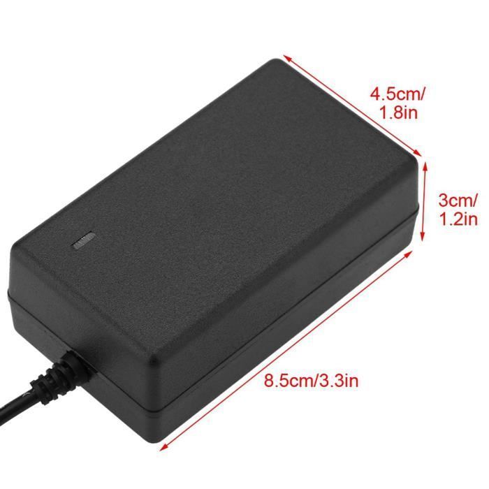 Cargador de baterías de litio de CA 100-240 V a CC 21 V 2 A, adaptador de corriente de carga seguro