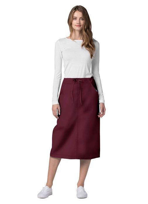 Jupe Adar uniforms - 707BRG16 - Adar Universal Jupe Medicale Femme - Jupe Infirmiere Mi-Longue avec Cordon