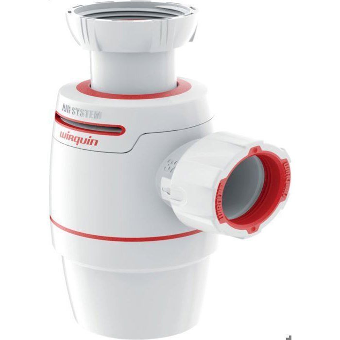 NEO AIR wastafelsifon met overgoten bi-injectieafdichtingen D32 - WIRQUIN - 30722148