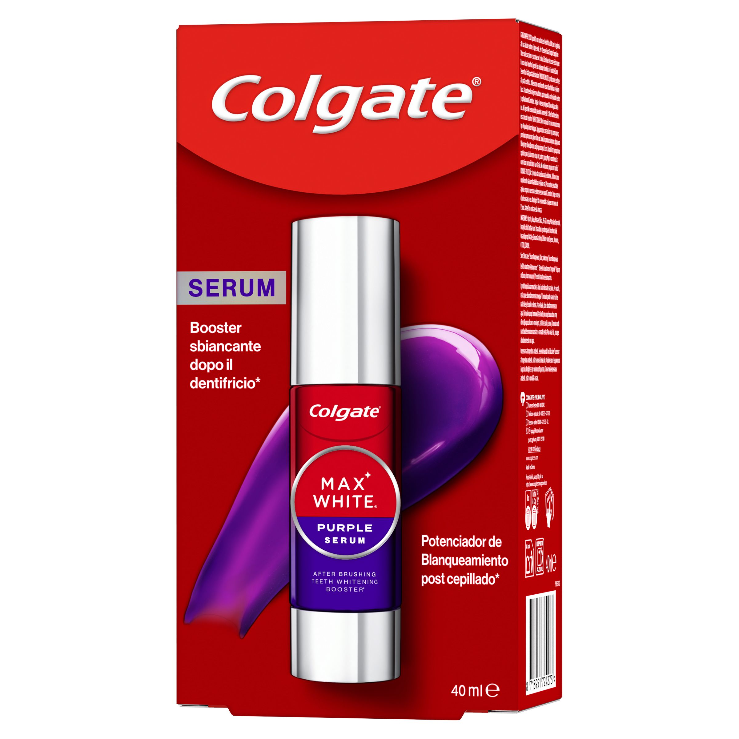 Max White Purple serum za izbjeljivanje Vodonice za ispiranje usta i ispiranja