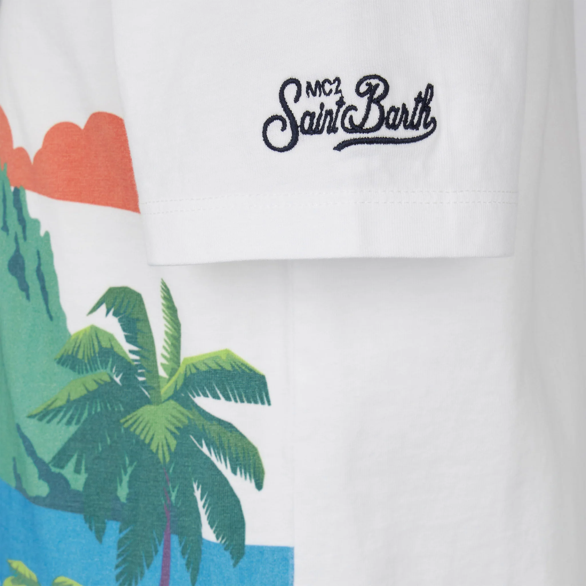 Katoenen baby T-shirt met Ibiza-ansichtkaartprint