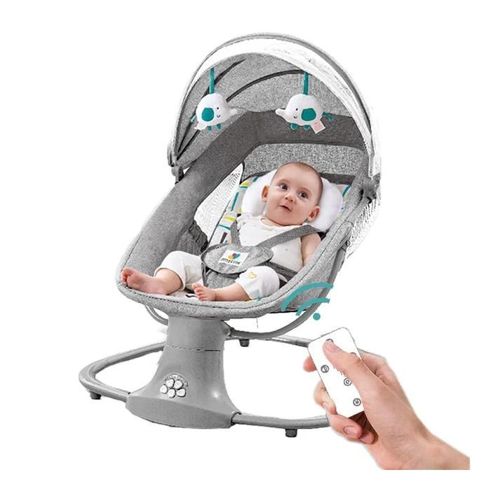Elektrische Babyschaukel, multifunktionales Design, fördert guten Schlaf, HR001