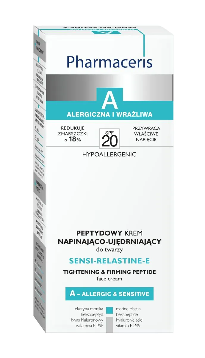 Pharmaceris A Sensi-Relastine-E Peptydowy krem napinająco-ujędrniający SPF 20