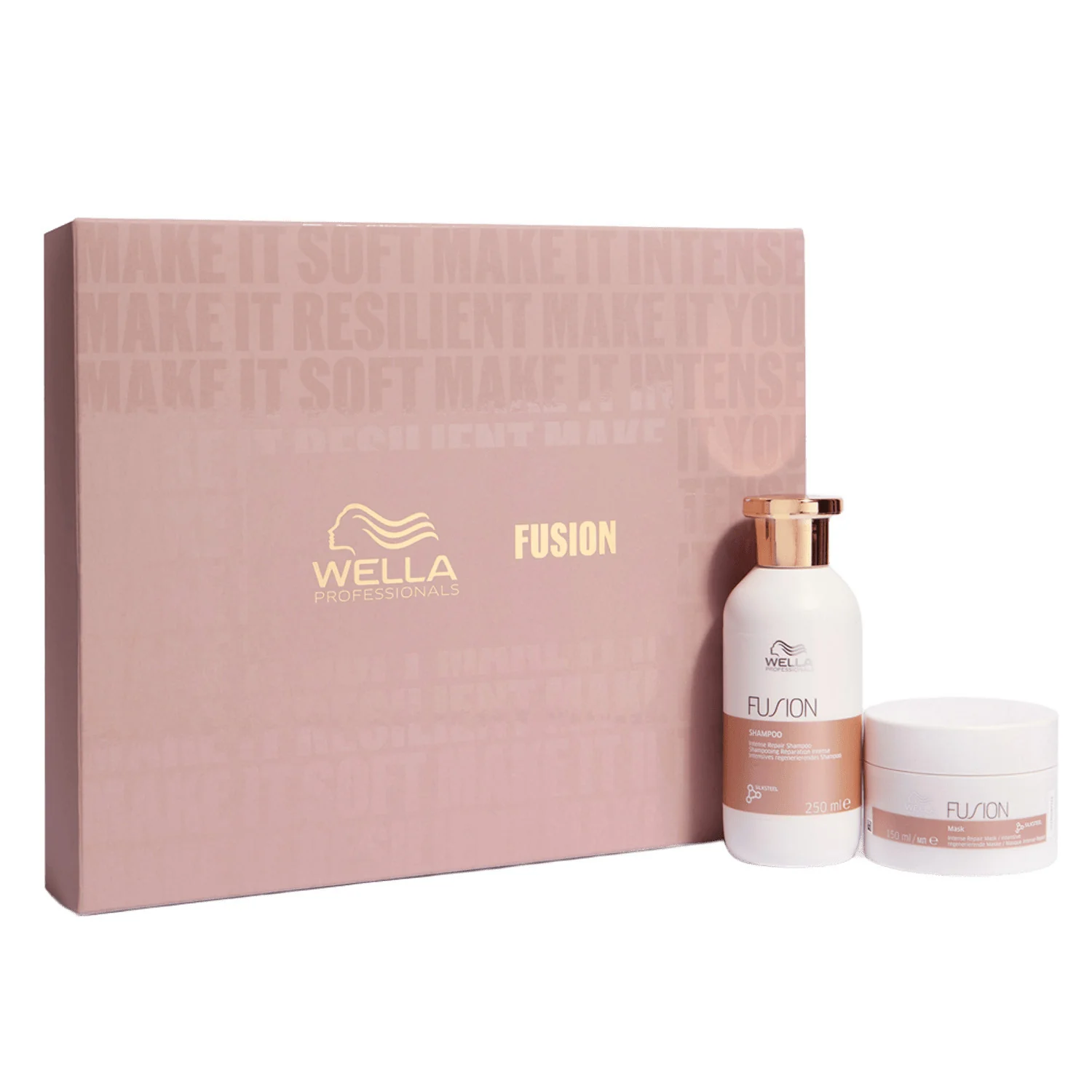 Fusion Fusion Cofanetto Natalizio - Shampoo e Maschera - Cofanetti per Capelli, Shampoo Rinforzante
