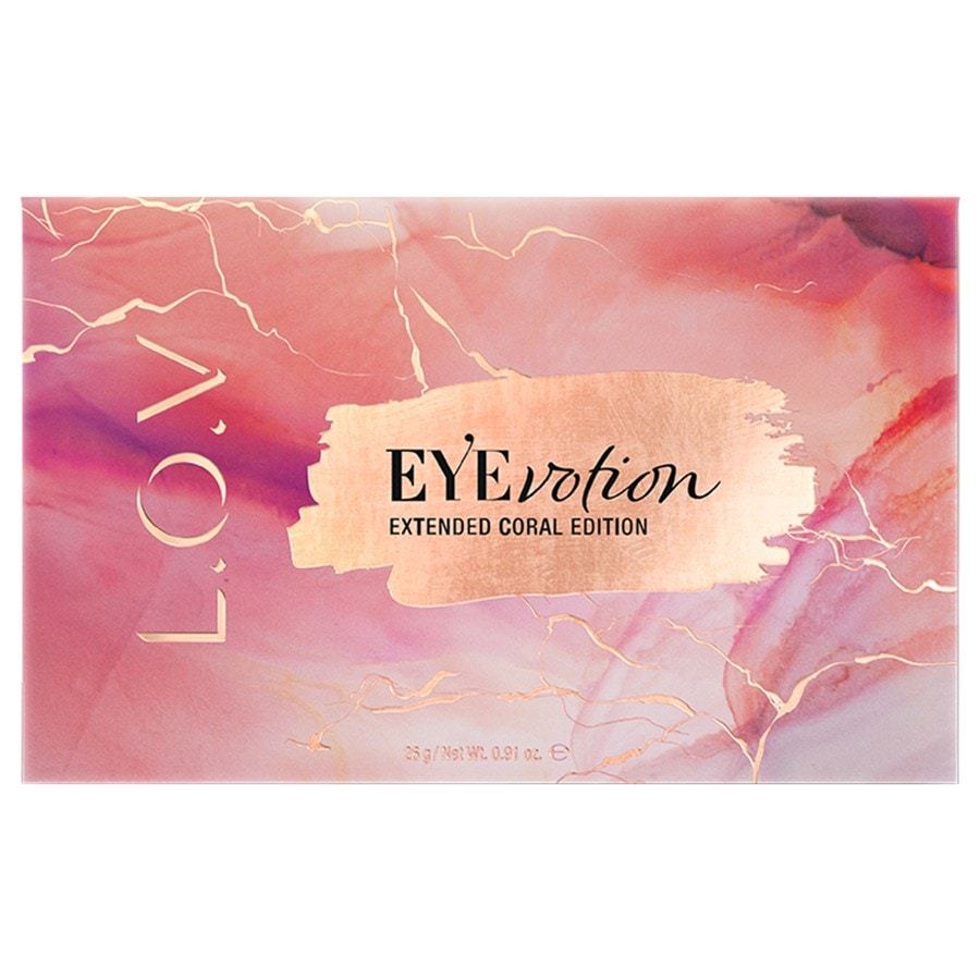 LOV set ličil v peresu - senčilo za oči Eyevotion Extended 26 g + prosojna šminka Lipaffair 3,7 g + prosojna šminka ipaffair 3,7 g + lak za nohte 3 x 15 ml 1 kos.