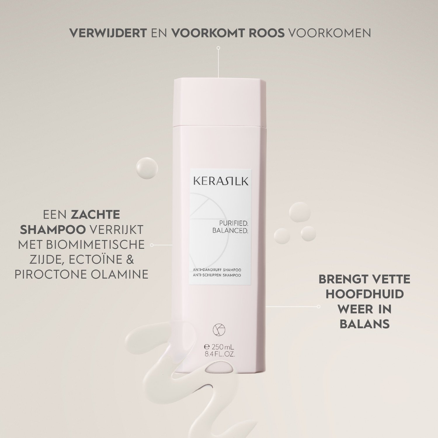 KERASILK šampon za lase šampon proti prhljaju - 250 ml