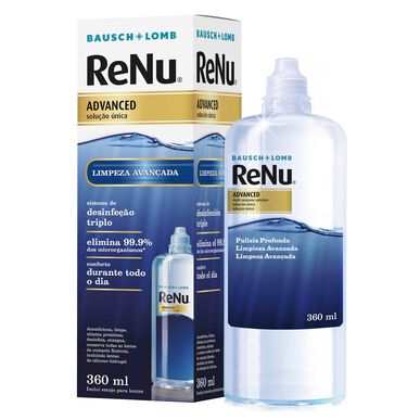Renu Advanced piilolinssien puhdistusliuos 350ml