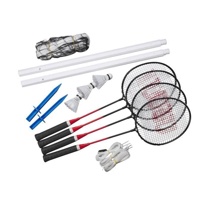 Set de badminton Wilson V2 - noir/orange - Taille 3