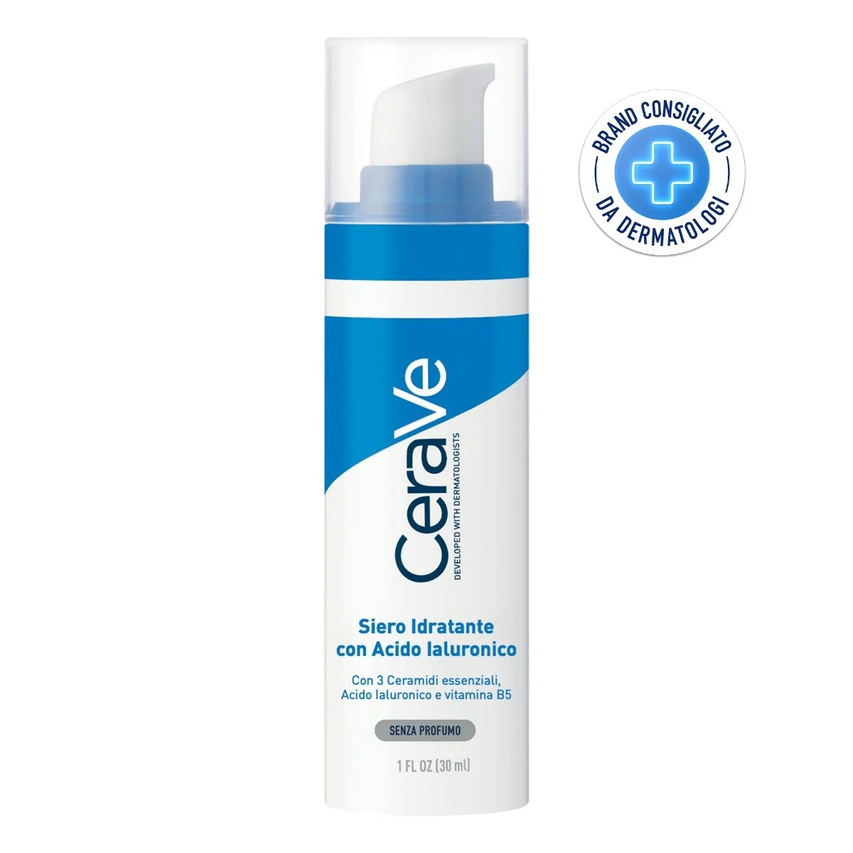 CERAVE Feuchtigkeitsserum mit Hyaluronsäure 30 ml – Feuchtigkeitsspendende Wirkung