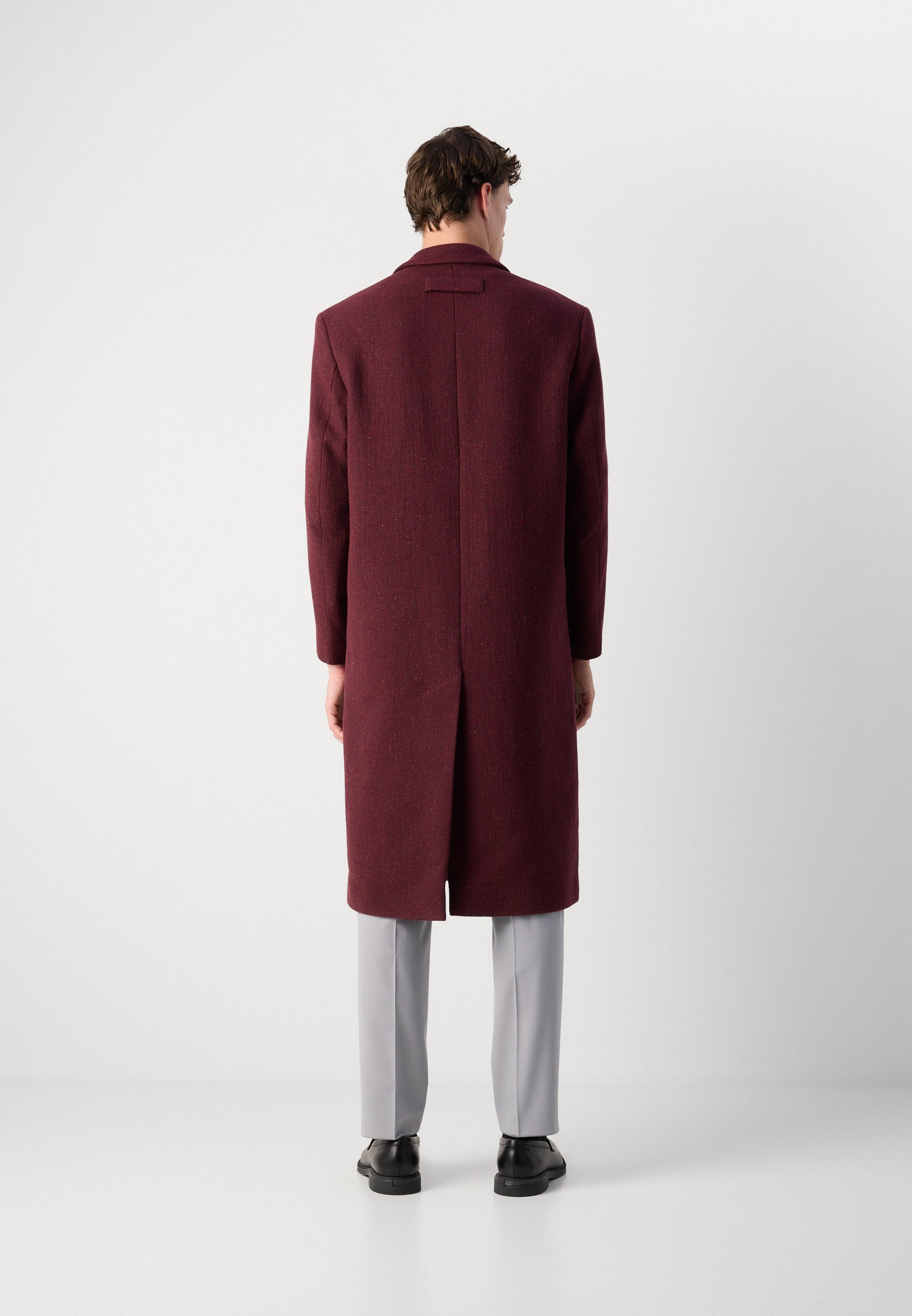HUGO MALD - Manteau classique - rouge foncé