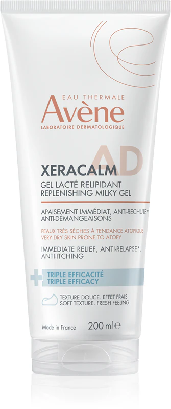Avène XeraCalm AD Gel Leitoso Repositor de Lipídios, Creme para Pele Seca e Atópica