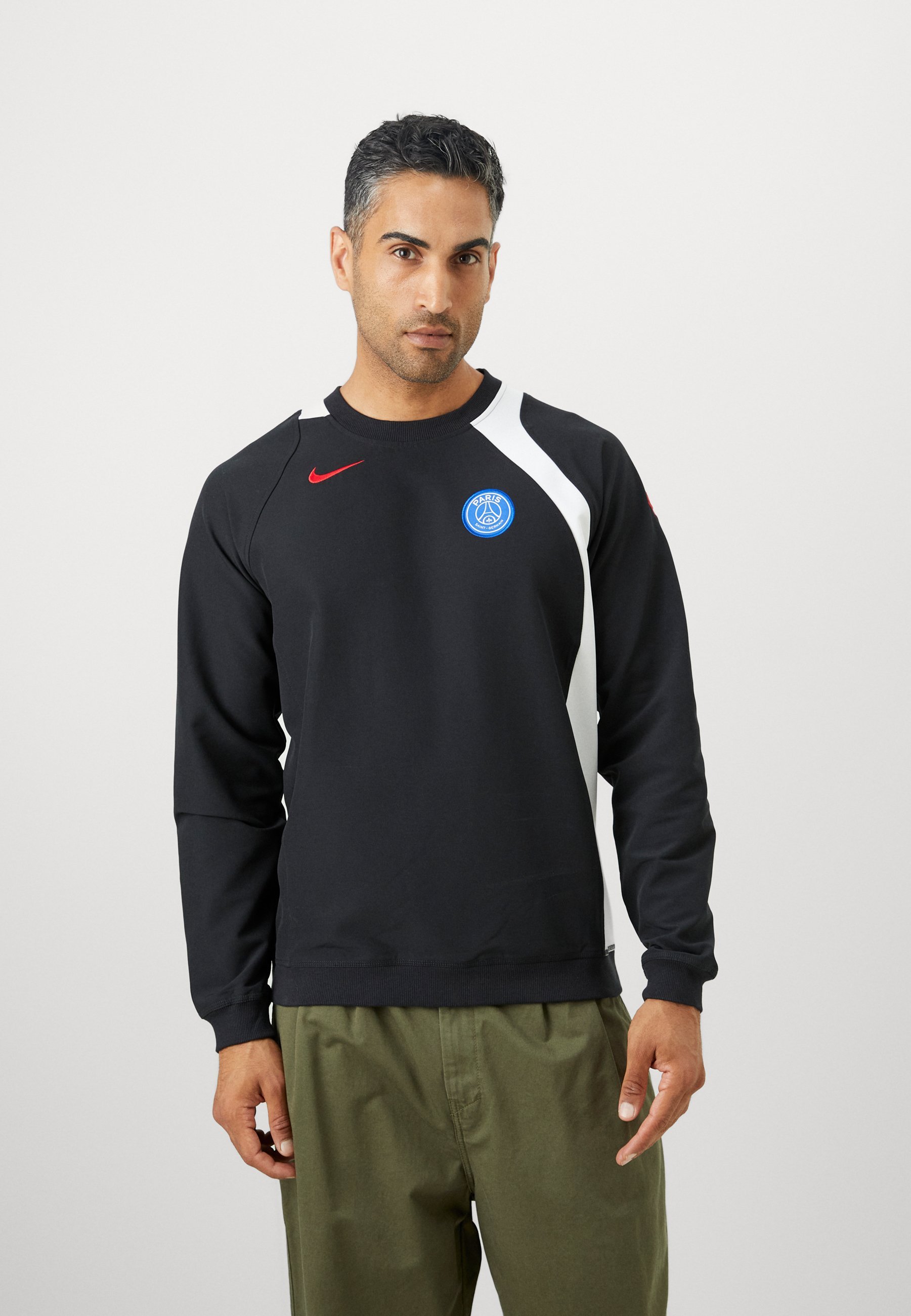 Nike Performance PARIS SAINT-GERMAIN T90 CREW - Clubkleding - zwart/wit