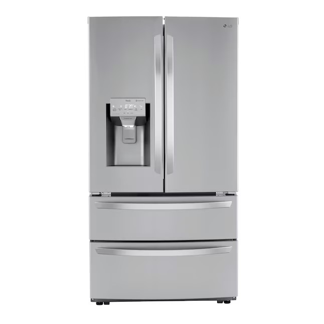 LG Craft Ice Smart WLAN-fähiger 4-türiger Kühlschrank mit French Door (787 Liter Nutzinhalt), 4 Türen, Dual-Eiswürfelbereiter (fingerabdruckresistent), ENERGY STAR®