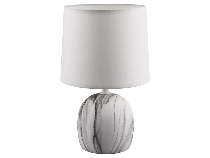 Lampa stołowa Atena ceramiczna biała