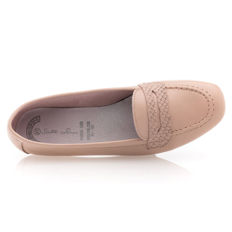 Rosa loafers/båtsko til dame
