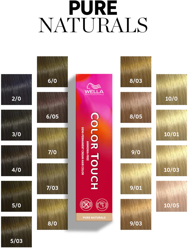 Tintura para cabelo Wella Professionals Color Touch Pure Naturals