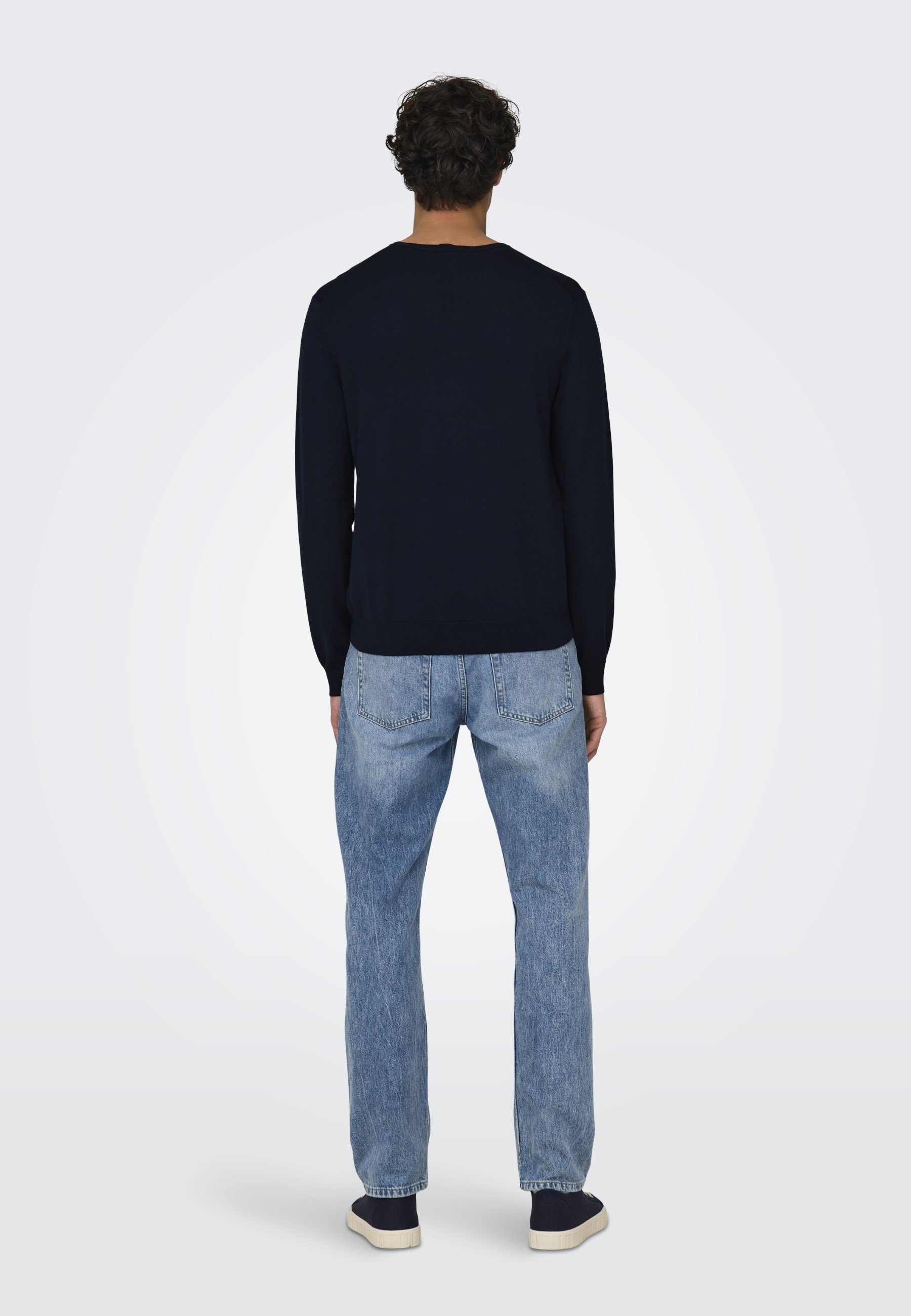 Only & Sons ONSWYLER LIFE CREW - Trui - zwart