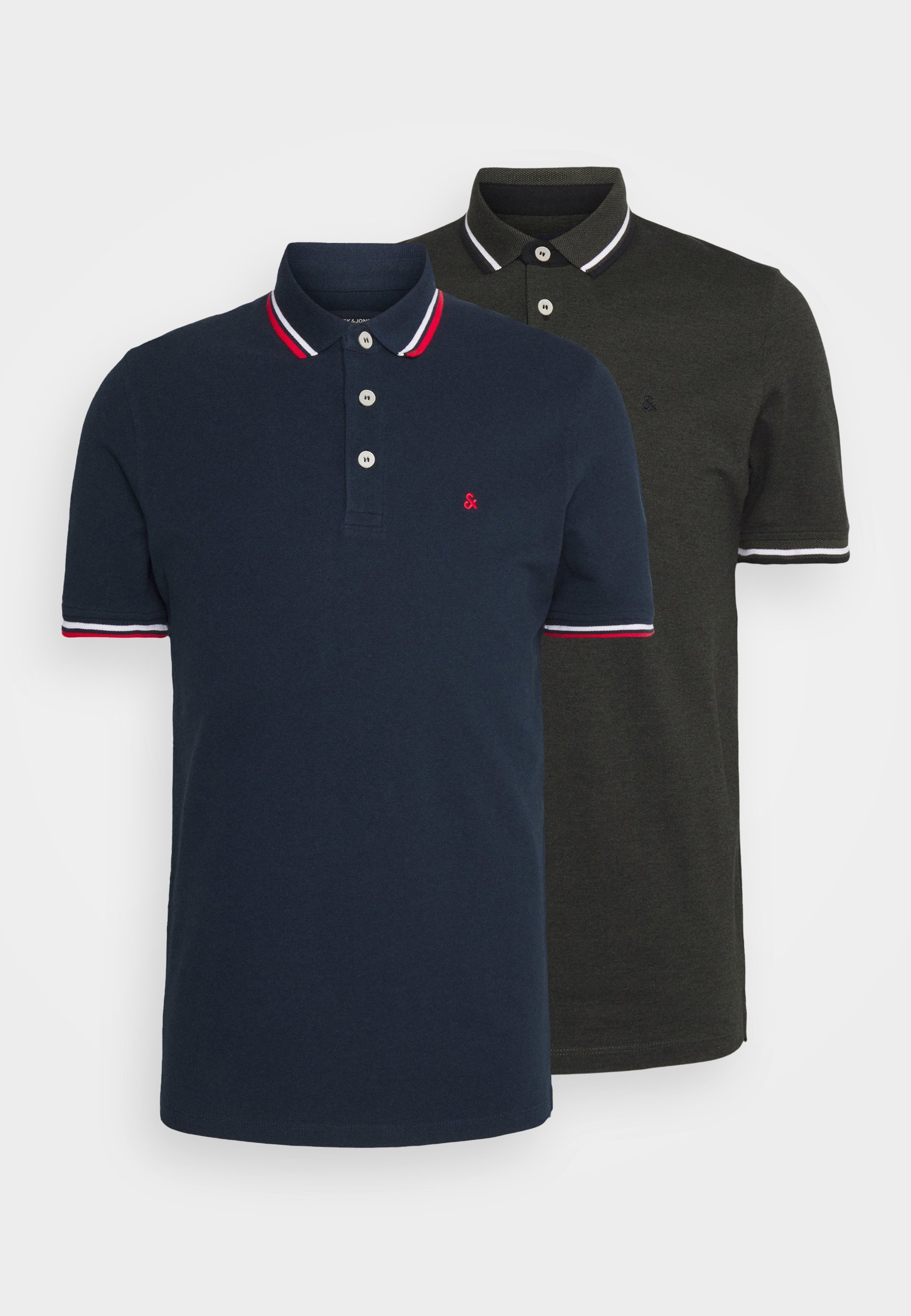Jack & Jones JJEPAULOS 2-PACK - Poloshirt - marineblauwe blazer