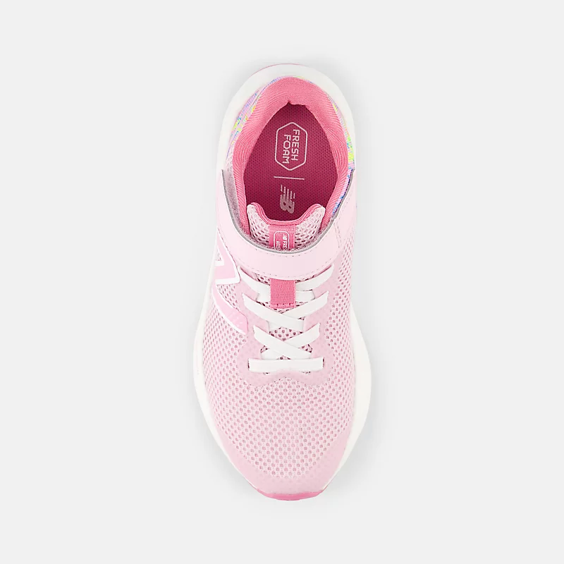 Enfant Fresh Foam Arishi v4 Bungee Lace avec sangle supérieure - Framboise claire et rose vif