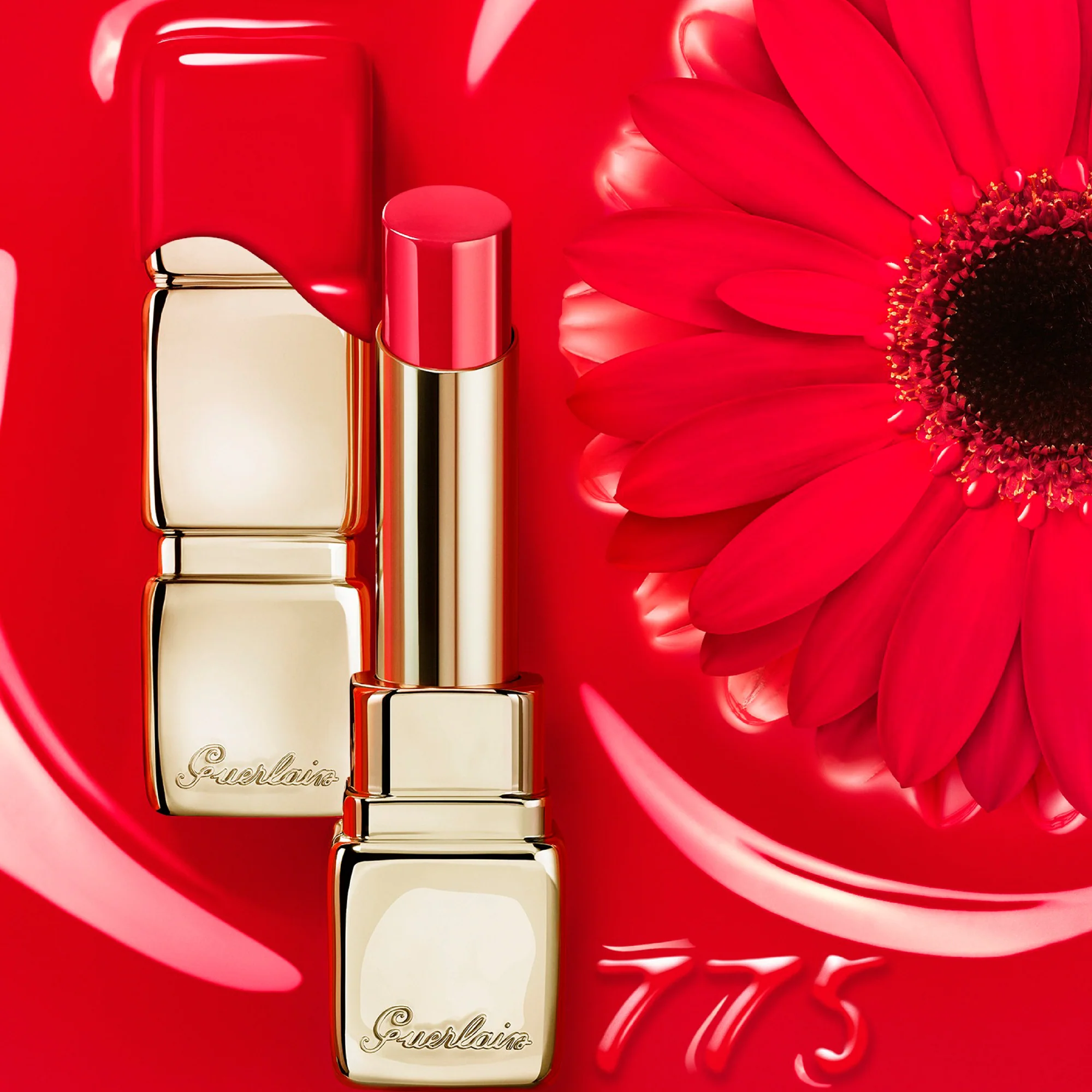 Labbra KissKiss Shine Bloom - Rossetto brillante, Rossetto