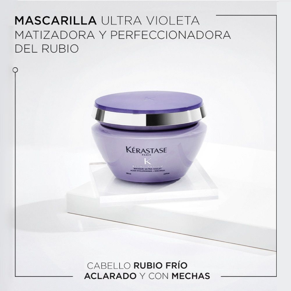 Ultra-ljubičasta plava Absolu maska za kosu Maske za kosu