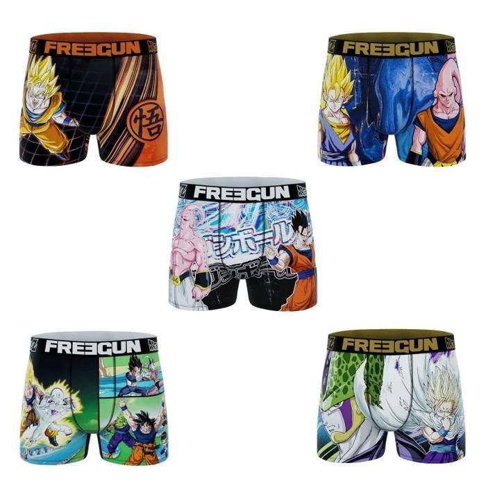 FREEGUN 5-pack jongens boxershorts met Dragon Ball Z-print
