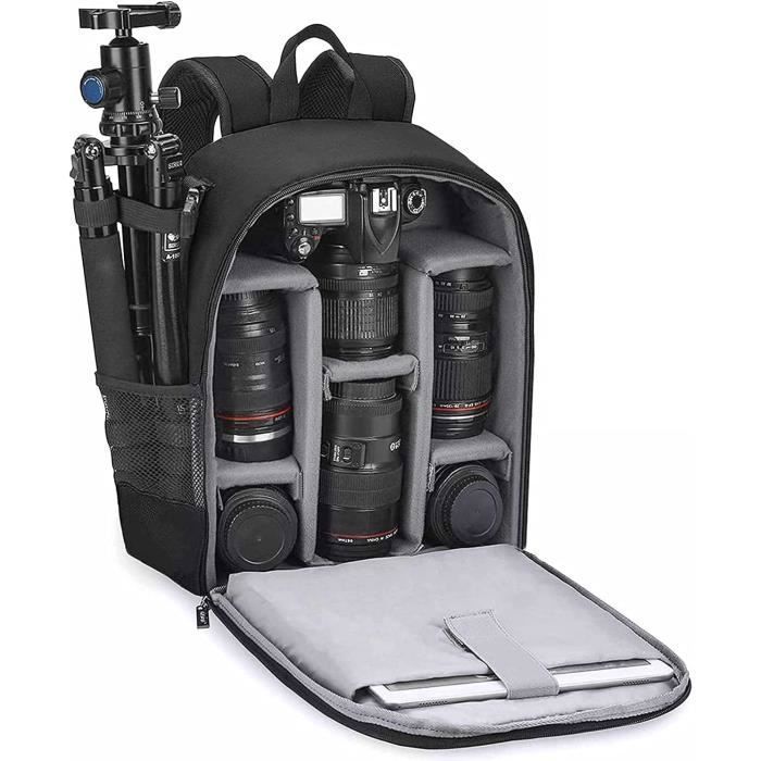 Mochila para cámara DSLR, impermeable, compatible con PC de 13-14
