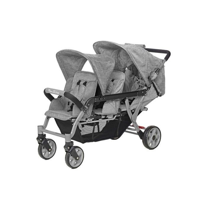 Familidoo Lidoo H3E + Ergondrive Full Gray triple stroller
