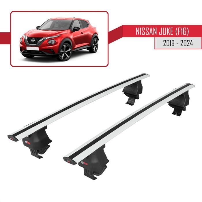 Barras de techo ACE-4 compatibles con Nissan Juke F16 2019-2023 - Gris