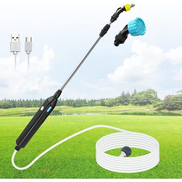 Pulvérisateur électrique, Lance Telescopique Pulverisateur Electrique Toiture, USB Rechargeable Pulvérisateur Jardin, Portable[29]