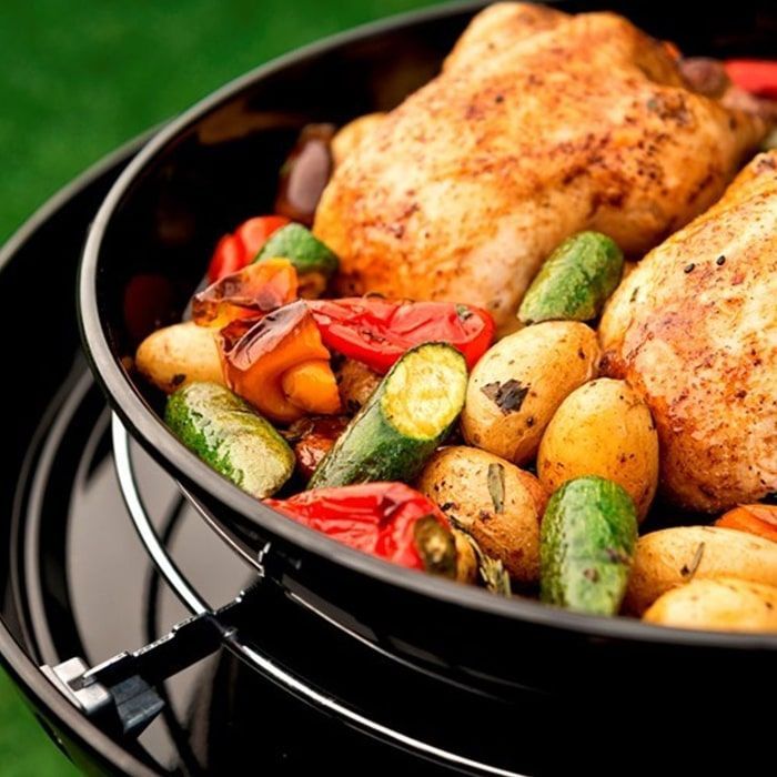 Plat à rôtir - CADAC - 50 - Émaillé - Surface antiadhésive - Idéal pour barbecue