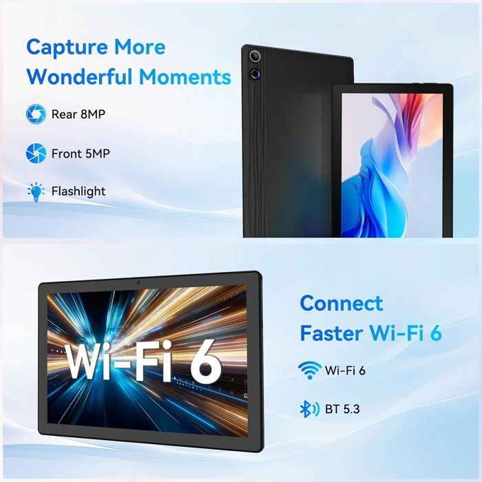 Tablet KOTSREN A523 Octa-core de 11 polegadas - 16 GB de RAM - 128 GB de ROM - Android 14