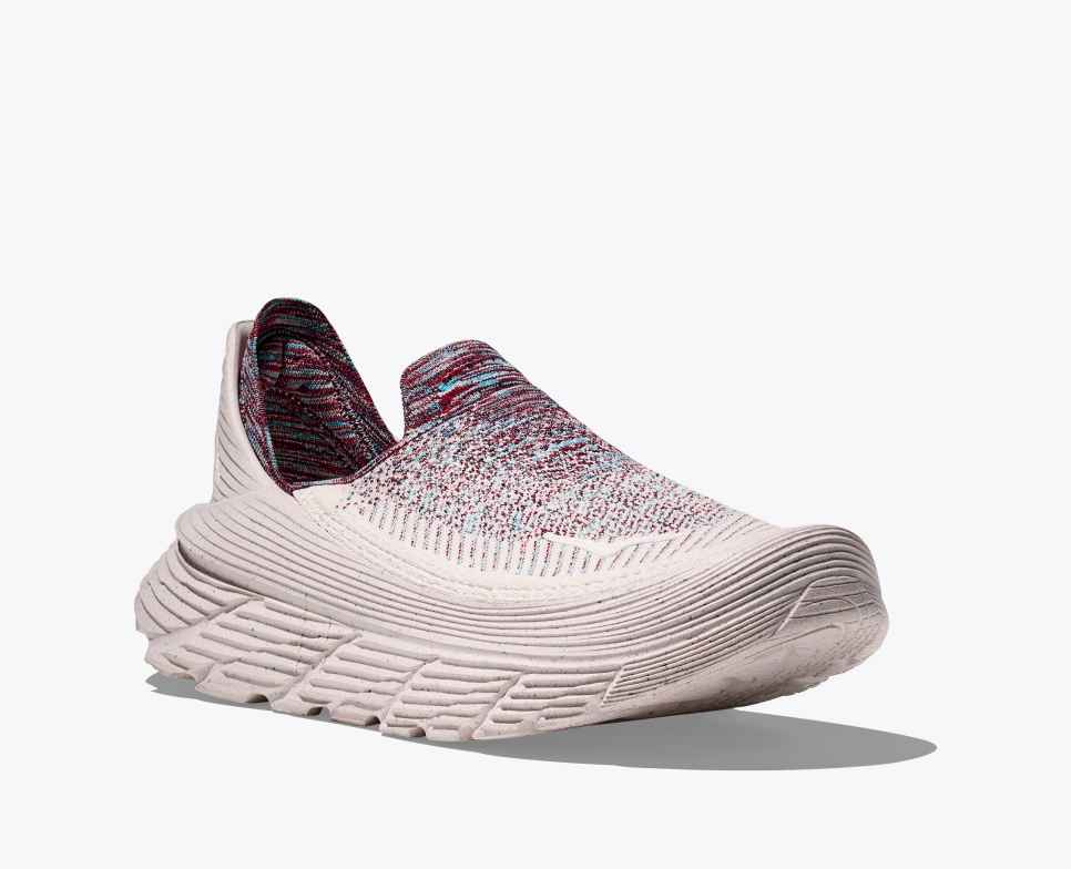 HOKA Vibrant Bloom Restore TC Alabaster / Red Cabbage