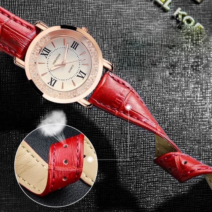 Reloj de lujo para mujer SHARPHY 2021, cuarzo, correa de cuero, luminoso, resistente al agua, lujosa sencillez.