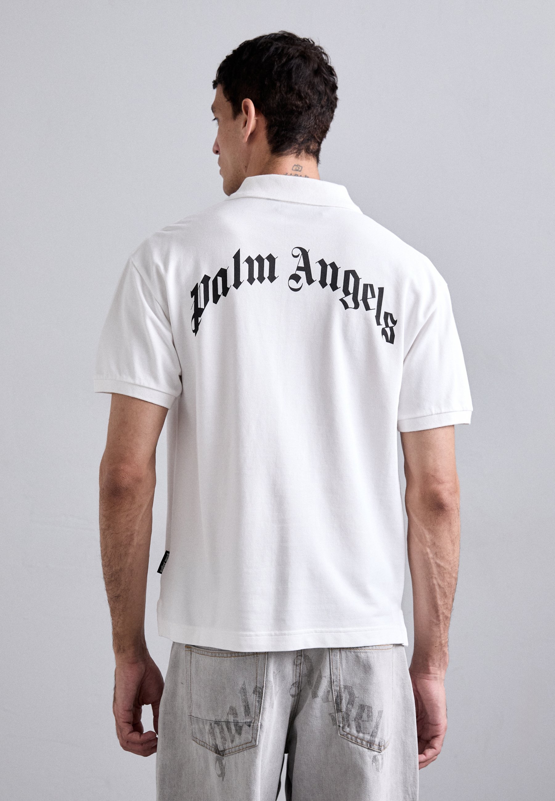 Polo Palm Angels - blanc cassé