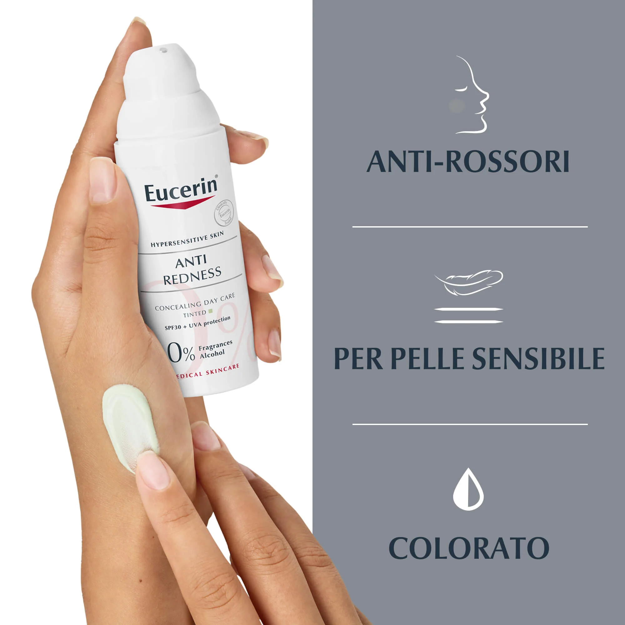 Pelle Ipersensibile ANTI-ROSE Trattamento Giorno Neutralizzante FP25 - Crema viso giorno lenitiva